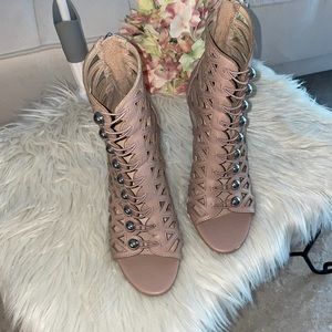 GUESS Perlina2 Open Toe ankle bootie